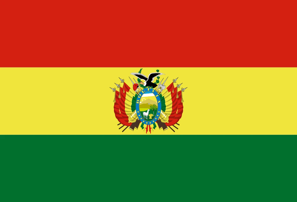 Bolivien: Flagge
