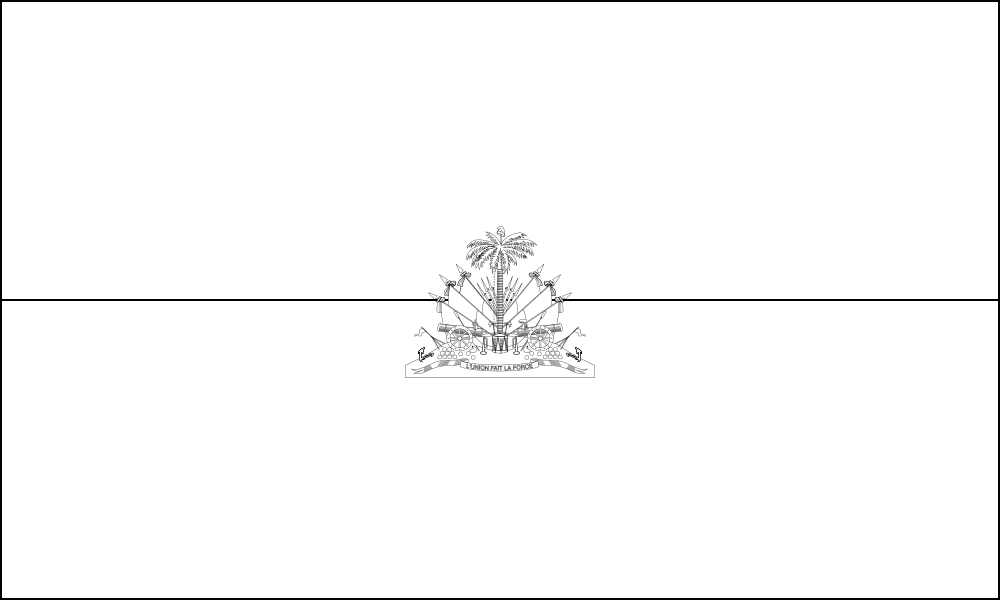 Haiti: Flagge zum Ausmalen