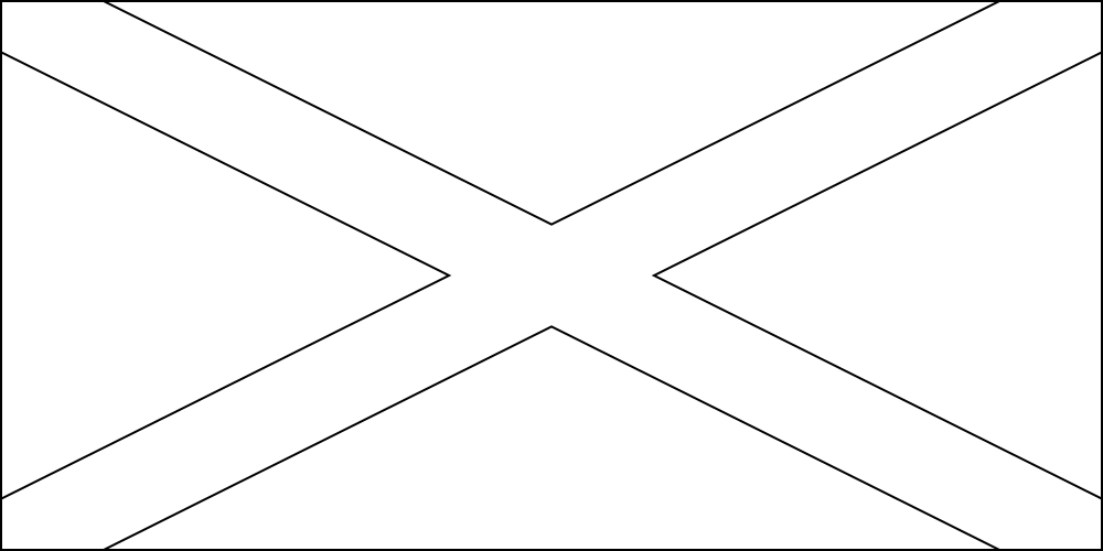 Jamaika: Flagge zum Ausmalen