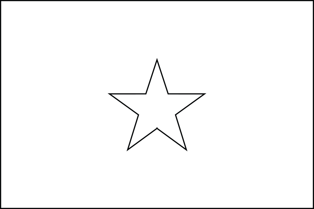 Somalia: Flagge zum Ausmalen