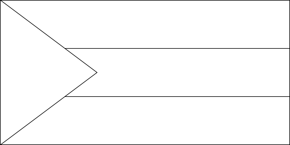 Sudan: Flagge zum Ausmalen