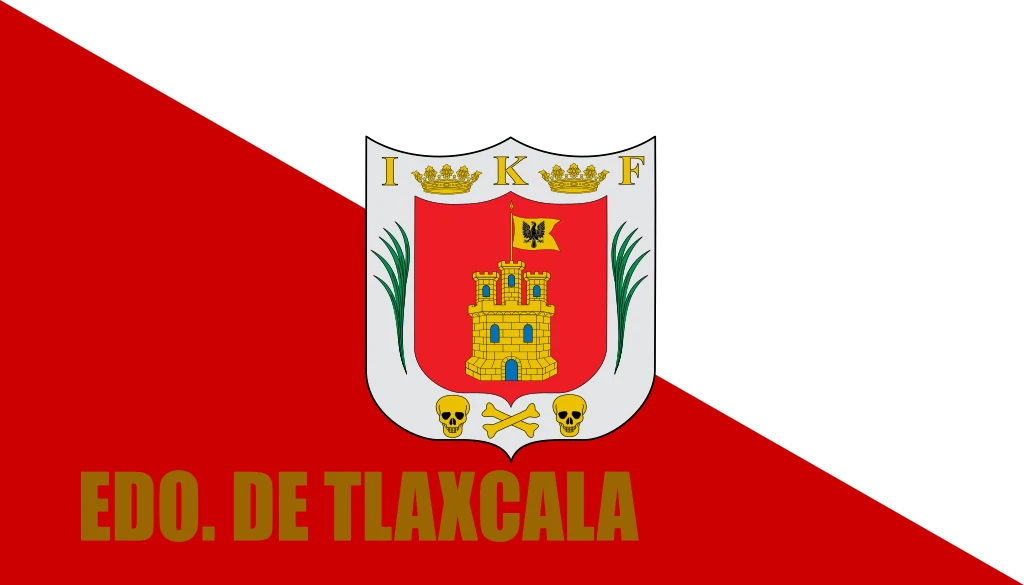 Tlaxcala: Flagge