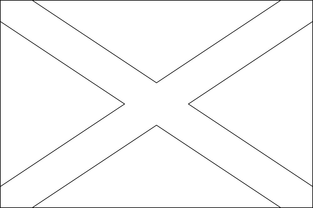 Alabama: Flagge zum Ausmalen
