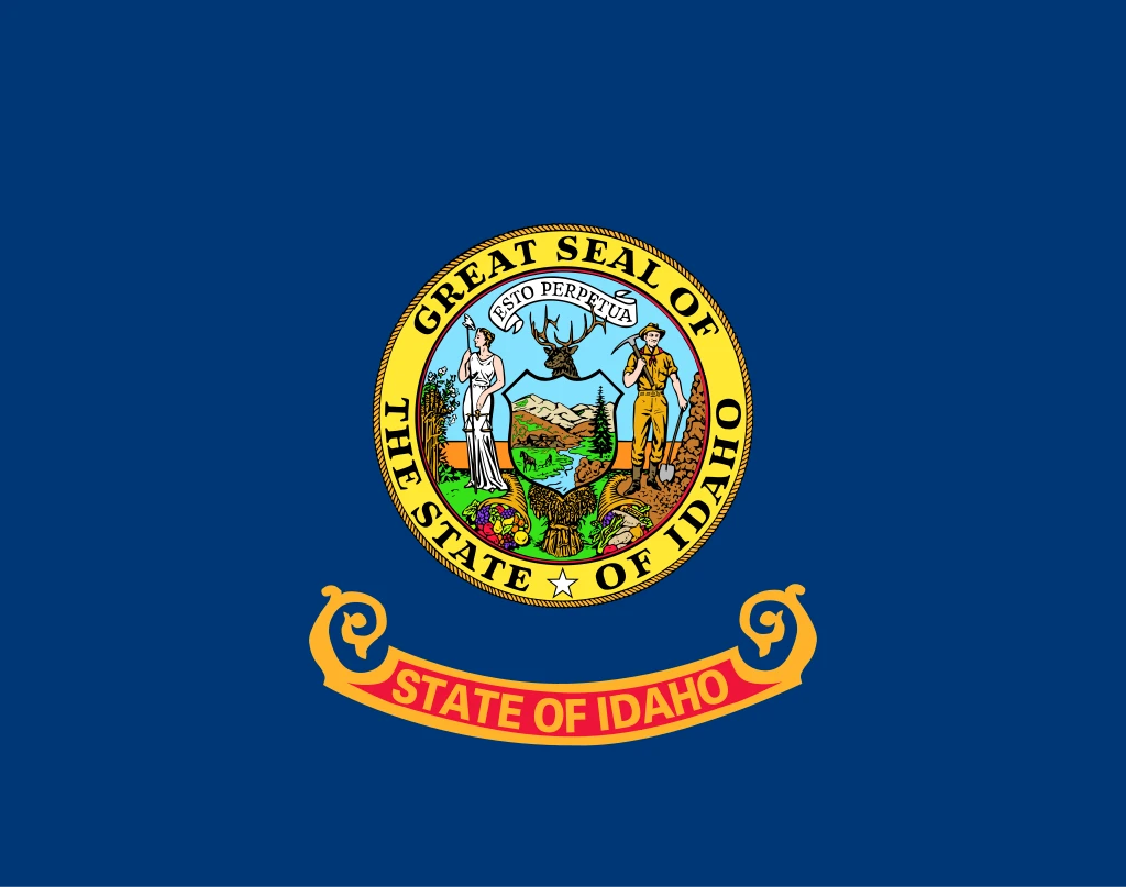 Idaho: Flagge