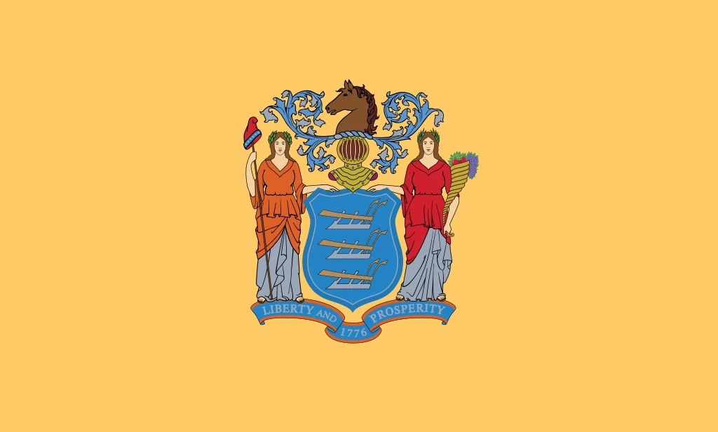 New Jersey: Flagge