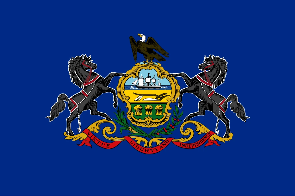 Pennsylvania: Flagge