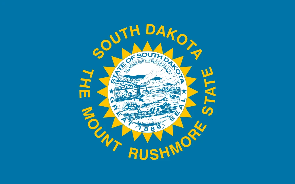 South Dakota: Flagge